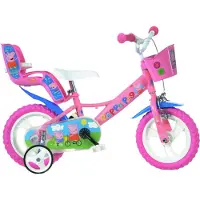 Dino Bikes 12 pouces vélo enfant fille Peppa Pig Peppa Wutz