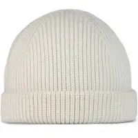 Buff Knitted Beanie Beige