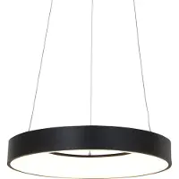 Steinhauer Suspension Ringlede - Ronde - Réglable - 48 cm - Noire