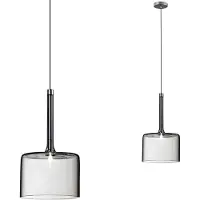 Toolight Lampe Suspendue APP1701-1CP A Grey