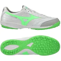 Mizuno Morelia Sala Pro Tf - white/neon green/galaxy silver, Größe:9.5