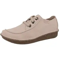 Clarks Chaussures à lacets drôles femmes - Light Pink Suede