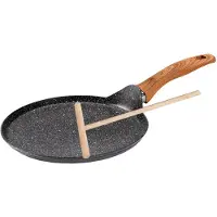 Stoneline Back to Nature crêpière 25 cm | aspect bois