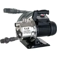 T.I.P. Pumpen Clean Jet 1300 Plus : Pompe de jardin, débit de 4400 l/h, hauteur de refoulement de 50 mètres