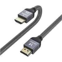 Wozinsky HDMI 2.1 8K 60 Hz 48 Gbps / 4K 120 Hz / 2K 144 Hz câble argenté de 3 m (WHDMI-30)