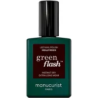 Manucurist Paris GREEN FLASH LED GEL POLON VEGAN VEGAN 12 POLIGE DE GEL base de plantes (55%) Fabriqu en France 0,5 fl oz (Hollyhock)