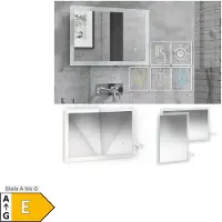 Vicco Miroir mural Blanc 60x40cm, Model 38277