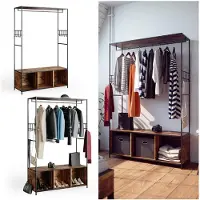 Vicco Armoire Fyrk Chêne rustique 119.5x189cm, Model 34198