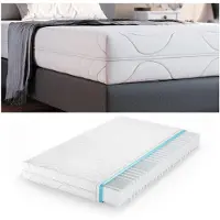 VitaliSpa Matelas en mousse froide Blanc 140x200cm 20 cm de hauteur, Model 12580