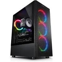 Kiebel.de Gaming PC Tricera V AMD Ryzen 5 5500, 32GB DDR4, NVIDIA RTX 5060 8 GB, 2TB SSD, WLAN, Windows 11