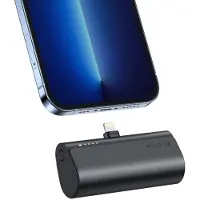 Veger Powerbank 5 000 mAh avec Lightning PD QC3.0 3A 20W PlugOn intégré (W0556P) noir