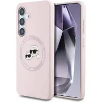 Karl Lagerfeld Circle Magsafe Samsung Galaxy S25 Phone Case Rose