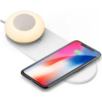 Kalb Material für Möbel kalb | Chargeur à induction pour smartphone avec lampe à batterie magnétique amovible, à intensité variable, chargeur de téléphone portable sans fil, veilleuse