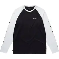 Mystic Bolt Quickdry Long Sleeve Rash Guard Blanc,Noir L Homme