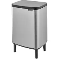 Brabantia BO Mülleimer HI 12 l Matt Steel Fingerprint Proof