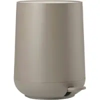 Zone Denmark Seau à cosmétiques 5L Seau de bain Seau à pédale Poubelle à pédale taupe