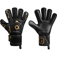 Elite Sport Black Real Goalkeeper Gloves Noir 7