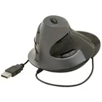 Dacomex Souris ergonomique verticale USB (noire)