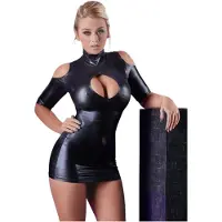 Cottelli - robe de soirée épaules dénudées - noir - M