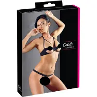 Cottelli - Ensemble soutien-gorge à anneaux métal (noir) - 80B/M