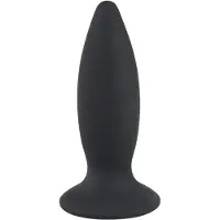 Black Velvets Black Velvet S - Petit vibro anal rechargeable pour débutants (noir)