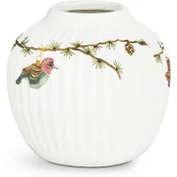 Kähler Hammershi Christmas-13 Cm Ceramic Vase Blanc