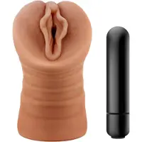 Blush M For Men - vagin masturbateur vibrant - couleur chair