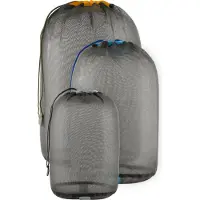 Sea to Summit sac de transport Mesh Stuff Sack Set 5, 8, 13L Beluga vert foncé