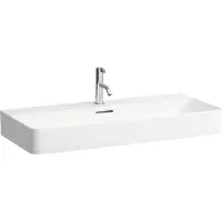 Laufen VAL lavabo, encastré, 3 trous pour robinet, sans trop-plein, 950x420mm, H8102870001581