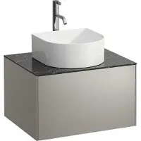 Laufen Tiroir Sonar courant, 1 tiroir, adapté aux cuvettes des lavabos 812340, 812341, 812342, découpe au milieu pour le lavabo et le robinet, H4054050341421