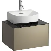 Laufen Tiroir sondeur, 1 tiroir, pour lave-mains H816341 monté en haut, découpe centrale, H4054310341421