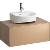 Laufen Tiroir sonar courant, 1 tiroir, pour lavabos à main montés en haut H816341, H816342, découpe centrale, H4054410340411