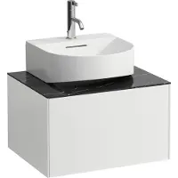 Laufen Tiroir sondeur, 1 tiroir, pour lave-mains H816341 monté en haut, découpe centrale, H4054310341431