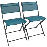 VCM Set De 2 Chaises De Balcon Pliantes Chaise De Jardin Pliante Camping Chaise Pliante Sumila Set De 2 Chaises De Balcon Pliantes Chaise De Jardin Pliante Camping Chaise Pliante Sumila