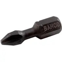 Bahco Embouts de vissage 1/4" pour vis Phillips PH2 25 mm - 25 pcs. par blister