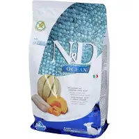 Farmina N&amp;D Ocean Dog Puppy Mini cod, pumpkin &amp; cantaloupe melon 800 g morue, citrouille et melon cantaloup pour les chiots et les chiennes enceintes