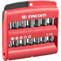 Facom Set de Bobines Facom E.120PB de 28 Pièces avec Boîte de Rangement