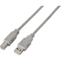 Aisens - câble d'imprimante usb 2.0, type a/m-b/m, beige, 1.0m