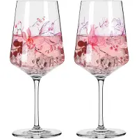 Ritzenhoff Sommersonett Sprizz (O. Koelsch) 2er Set #19 #20 F25, Verres à cocktail, Multicolore, Rose