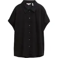 Tom Tailor 1046207 Short Sleeve Blouse Noir 42 Femme