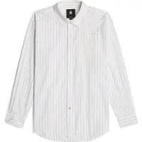 G-Star Summer Boyfriend Long Sleeve Shirt Blanc S Femme