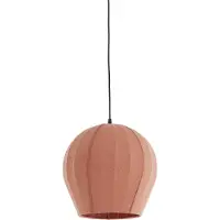Light & Living Lampe suspendue Bouclé Zagori Ø 35 cm - corail