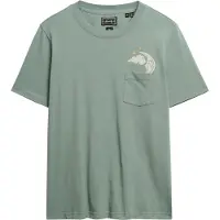 Superdry T-shirt 'Psychic Readings' beige / vert pastel