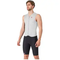 Castelli Combinaison Free San Remo 3 Sans Manches Blanc Noir, Taille L