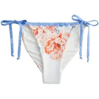 Next Bas de bikini bleu clair / orange clair / blanc