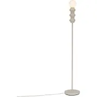 QAZQA Lampadaire rétro beige avec verre mat - Fedde