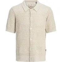Jack & jones Premium Vestes en maille 'JPRBluwilmer' blanc naturel