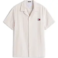 Tommy Hilfiger Chemise TJM TEXTURED REG CAMP SHIRT EXT hommes - Marron - EU S