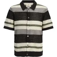 Jack & jones Premium Vestes en maille 'JPRBluwilmer' gris / olive / noir / blanc naturel