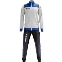 Zeus Tuta Relax Vesuvio Hommes Survêtement Blanc Bleu